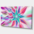 thumbnail image 2 of Dancing Pink Flower Petals - Floral Canvas Art Print, 2 of 4