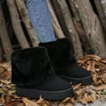 thumbnail image 3 of Women Snow Boots Fluffy Lined Platform Winter Boots Casual Short Shoes For Women, 3 of 8