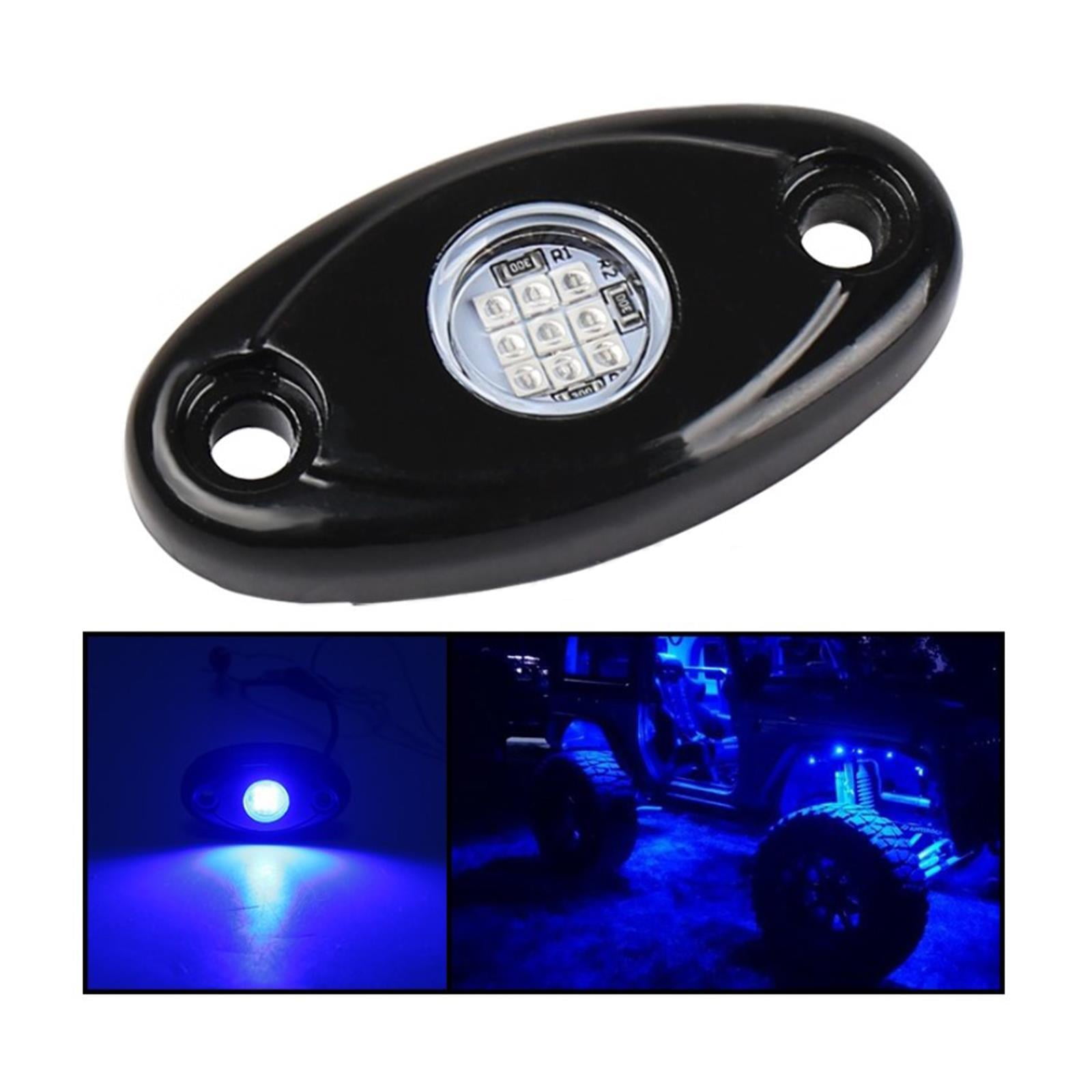 UltraBright LED Rock Lights, Waterproof Neon 12V, Underglow Kit Crawling Dome Exterior Wheel
