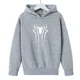 thumbnail image 3 of Sudadera con capucha para niños, sudadera de polar holgada con estampado de araña a la moda para niños y niñas de 2 a 14 años, 3 of 5