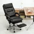thumbnail image 4 of HOMREST Executive Office Chair, PU Leather Reclining Office Chair with USB and Massage, Heated Office Chair with Footrest, Ergonomic Chairs for Home Office, College Dorm, 4 of 9