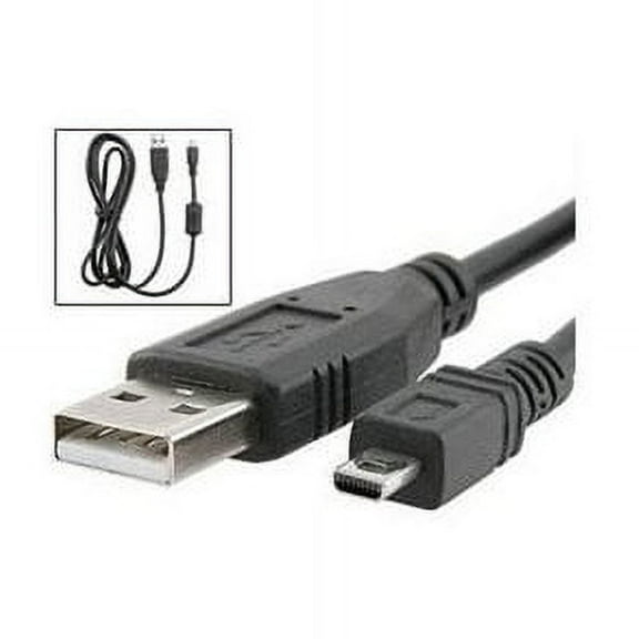 Replacement USB Data Cable (Nikon UC E6, Konica Minolta USB 2,USB 3,Pentax I ...