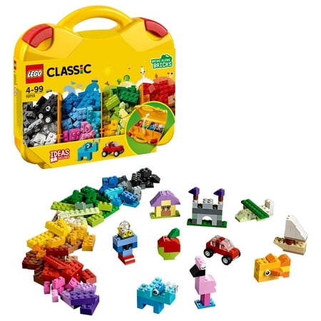 LEGO Classic Creative Suitcase 10713 - Includes Sorting Storage Organizer Case with Fun Colorful Building Bricks, Preschool Learning Toy for Kids to Play and Be Inspired by LEGO Masters