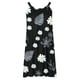 thumbnail image 4 of Vestido de verano para mujer, estampado, sin mangas, con cuello, sexy, informal, fluido, para la playa OAVQHLG3B Store  lin121212, 4 of 4