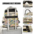 thumbnail image 3 of FORMRS Mini Backpack Purse for Women Travel Daypack Casual Shoulder Bag, Pink Floral Wave, 3 of 7