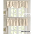 thumbnail image 4 of Tie Up Valance Curtain for Kitchen,Abstract Geometric Yellow Stripe Rod Pocket Short Curtains Adjustable Tie-Up Shade Valances,Modern Minimalist Line Window Treatment for Bathroom Living Room Bedroom, 4 of 8