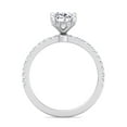thumbnail image 3 of Modena - Invisible Halo Oval Cut Diamond Engagement Ring, 3 of 4