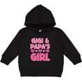 thumbnail image 2 of Inktastic Gigi and Papa Girl Cute Granddaughter Toddler Hoodie, 2 of 4
