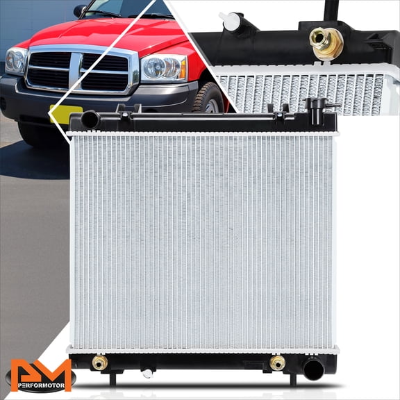 PM PERFORMOTOR Aluminum Core OE Style Radiator for 05-11 Dakota/Raider 3.7/4.7 AT/MT DPI-2883