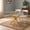 Gold, variant on Rectangular Glass Dining Table with Tempered Safety Glass Top and Black Powder-Coated Metal Legs, Modern 4-Seater Kitchen Table for Dining Room, Black