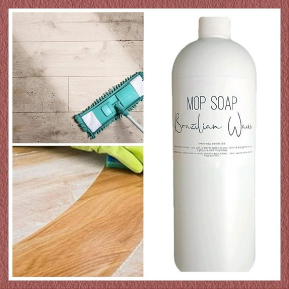 Mop Soap, R & w Mop Soap for Floor Cleaning, 25oz Highly Scented Natural Mop Soap Brazilian Waves, Multi-purpose Household Supplies Cleaner for Home, Kitchen, Bathroom