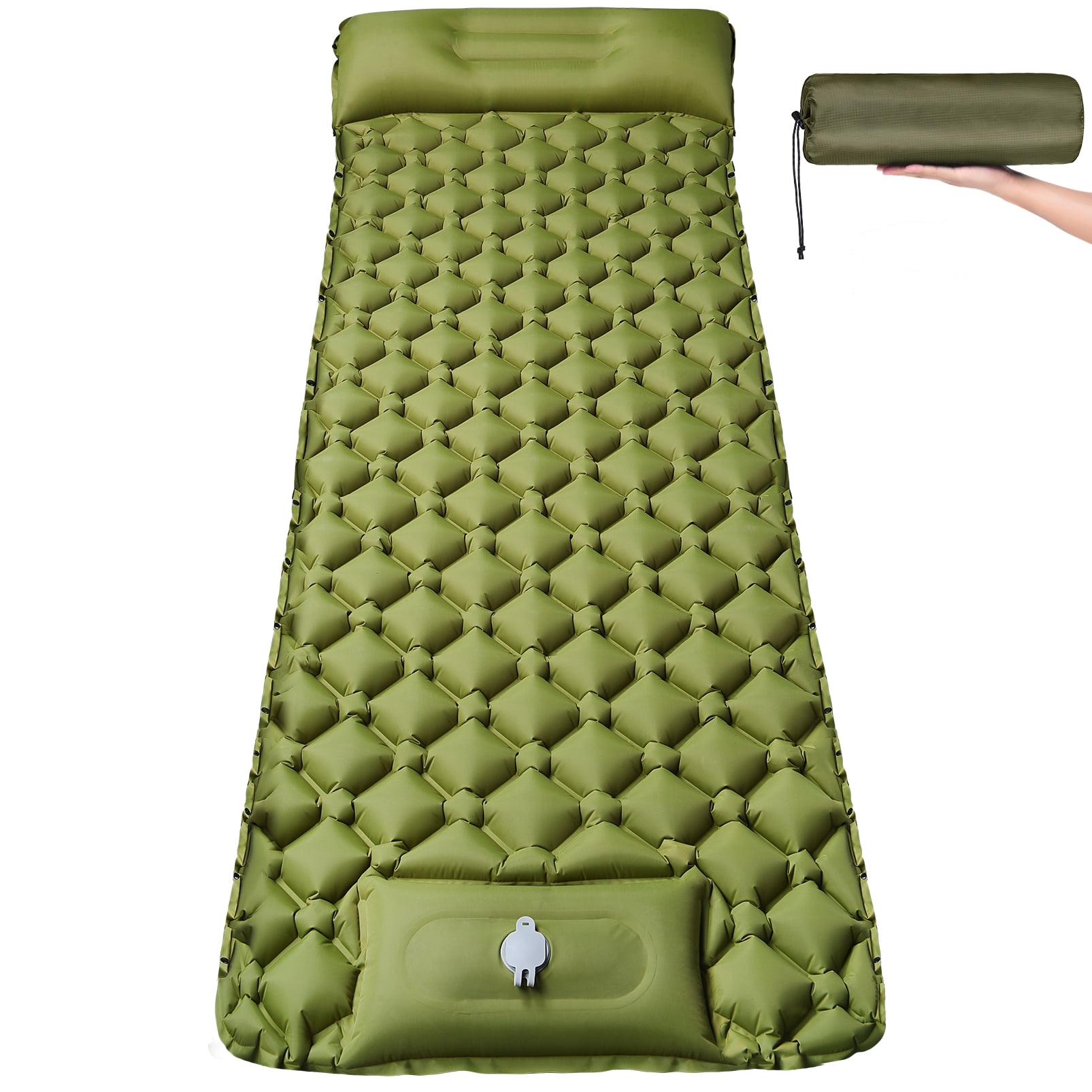 Outdoor Camping Sleeping Pad Inflatable Mat Lightweight for Hiking Backpacking 