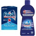 thumbnail image 1 of Finish Détergent pour Lave-Vaisselle Tout en 1 Max, Frais, 105 Comprimés et Sèche-Linge, Aide au Rinçage pour Lave-Vaisselle, Quantum, 500ml, Agent de Rinçage pour Lave-Vaisselle et Agent de Séchage, 1 of 1