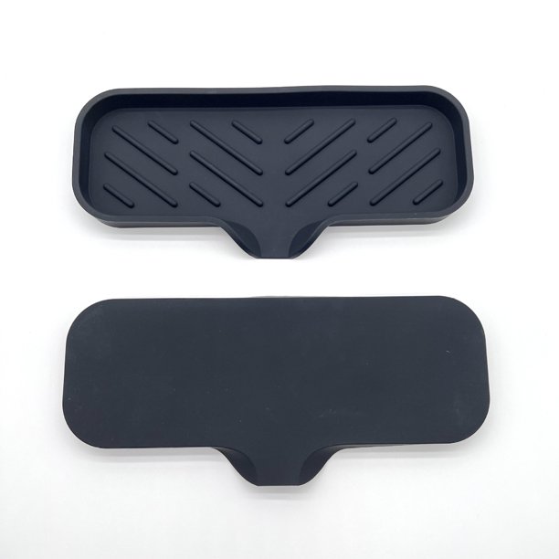 Alfombrilla de silicona para secar jabón, alfombrilla de silicona para encimera, caja de jabón para baño, soporte de silicona para jabón