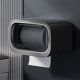 thumbnail image 4 of Organizador de caja para pañuelos montado en pared | Instalación sin taladro | Plástico impermeable | Porta rollos de papel higiénico extraíble | Estante de almacenamiento multifuncional para baño, 4 of 6