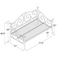 thumbnail image 4 of Lit de jour une place en métal Victoria, 4 of 8