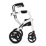 Rollz Motion Rollz-Motion-510-2010RM0010 2 - in - 1 Rollator & Transport Chair, Pebble White - Regular
