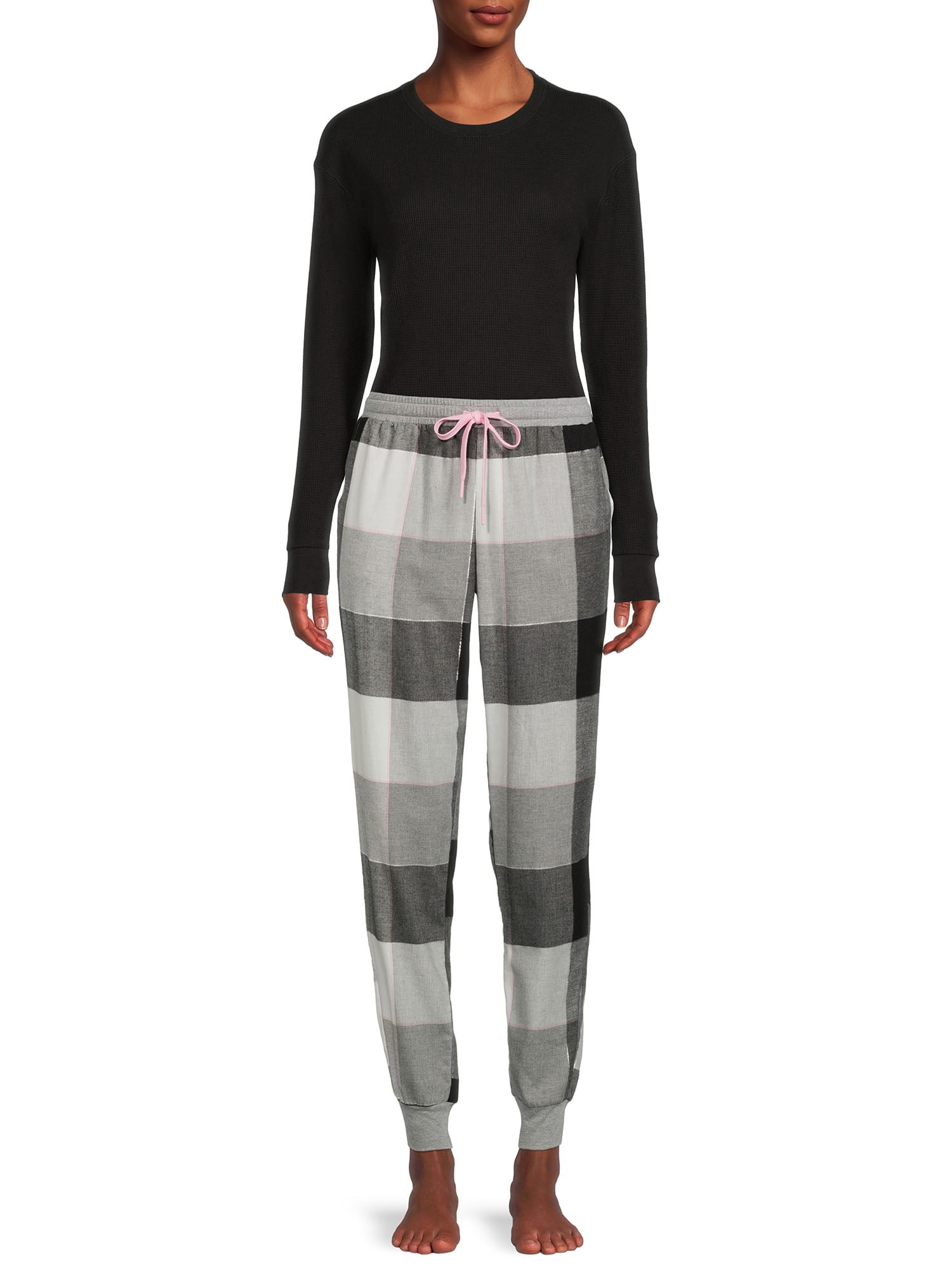 Secret Treasures Women's Plaid Flannel Joggers