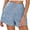 Baby blue, variant on Summer High Waist Women Button Down Casual Denim Pants Jeans Shorts