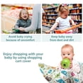 thumbnail image 4 of Funda para carrito de compras para bebé, funda para trona, funda para carrito para bebés, niños y niños pequeños, diseño portátil 2 en 1, incluye bolsa de transporte gratuita para uso en mercados y re, 4 of 5