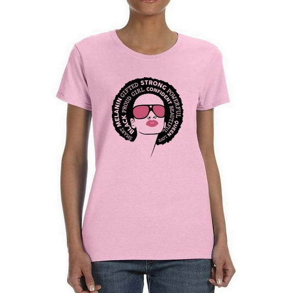 Black Woman Traits. T-Shirt Women -Smartprints Designs, Female x-Large