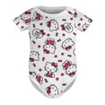 thumbnail image 6 of Hello Kitty Baby Bodysuit Boy Girl Clothes Soft Newborn Infant Outfit Short Sleeve Romper, 6 of 8