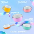 thumbnail image 4 of Batería De Cocina Sofia Rainbow De Peltre 8 Pzas De Colores, 4 of 7