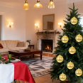 thumbnail image 2 of Ltvvegg Christmas Balls Ornaments, 4.72in Large Christmas Decorations Tree Shatterproof Christmas Ball Ornaments for Wedding Holiday Halloween Party Indoor Outdoor Decor, Gold, 2 of 7