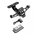 thumbnail image 2 of Porta Placa Universal Para Moto Negro, 2 of 3