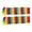 A, variant on Women Colorful Rainbow Striped Split Toe Anklet Socks Winter Fall Five Finger Separated Middle Tube Socks Hosiery Gift