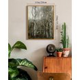 thumbnail image 6 of Drsoum Vintage Birch Forest Wall Art 11x14in Natural Framed Rustic Retro Woodland Landscape Prints Farmhouse Classic Decorations for Living Room Bedroom, 6 of 6
