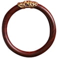 thumbnail image 1 of Pulsera de madera natural, estilo étnico, estilo vintage, redonda., 1 of 8