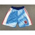 thumbnail image 1 of Nets Retro Embroidered Zipper Pocket Shorts Basketball Embroidered Shorts, 1 of 2