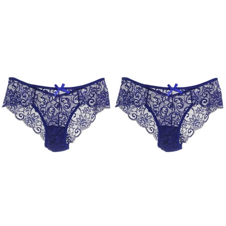 2 Pack Women Panties Lace Cutout Hollow Waist Panties Postpartum Underwear with Ice Pack Insert Vs Thong Panties Mesh Panties Pajama Bottoms for Women Waist High Ruffle Panties Underwear
