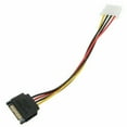 thumbnail image 1 of SATA Power Male to Molex Female Adapter Converter Cable 6 Inch 4-Pin 15-Pin USA, 1 of 1