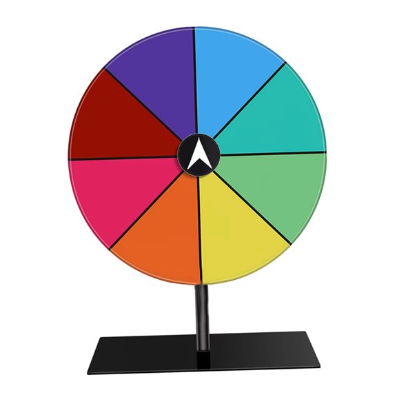 Sinyiin Portable Editable Spin Wheel For Customizable Prizes and Awards Daily Use