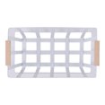 thumbnail image 2 of Design Imports Z02436 DII Assorted Urban Modern Metal Basket, White, 2 of 2