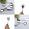 thumbnail image 5 of 6 Cucharas de Acero Inoxidable con Cabeza Cuadrada, Cucharas para Helado, Cucharas Aritméticas, Cucharas de Arroz, Cucharas de Sopa, 5 of 5