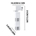 thumbnail image 3 of DPTALR Fish Tank Filter Three In One Filter Pump Circulation System Small Water Purification Pump Built In Aquarium, 3 of 9