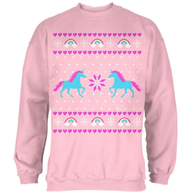 Unicorn Chandail de Noël Arc-en-Ciel Laid pour Hommes