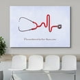 thumbnail image 2 of wall26 Canvas Print Wall Art Stethoscope with Prevention &amp; Cure Inspirational Quote Medicine People Digital Art Modern Art Contemporary Scenic Colorful for Living Room, Bedroom, Office - 16&quot;, 2 of 5