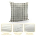 thumbnail image 4 of JEUXUS  Plaid Throw Pillow Covers Modern Farmhouse Decorative Square Pillow Case for Sofa Couch Bed (Checkered5), 4 of 5