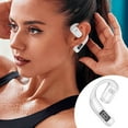 thumbnail image 5 of Bone Conduction Headphones,Open Ear Headphones Bluetooth5.4 with Mic,Wireless Headphones 10H Playtime, Waterproof Sport Headphones Suitable for Running,Cycling, Outdoor Sports, 5 of 5