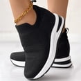 thumbnail image 2 of NOKIO Comfortable Ladies' Leisure Shoes Women'S Slip-On Athleisure Shoes Women Casual Shoes Breathable Flat Sole Inner Elevated Sports Shoes Comfortable Fit Single Shoes Large Women Fashion Shoes, 2 of 6