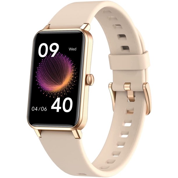 Reloj de seguimiento de actividad física para mujeres, hombres, adolescentes, reloj de bricolaje de 1,57 pulgadas, reloj inteligente resistente al agua IP68 con podómetro, frecuencia cardíaca, oxígeno JFHHH pequeña