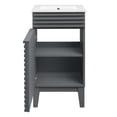 thumbnail image 5 of Modway Render 18" Bathroom Vanity Cabinet in Gray White, 5 of 9