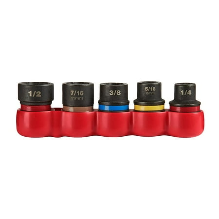 UPC: 0045242484836 | Milwaukee-48-32-8000 6-Piece SHOCKWAVE Impact Extractor Set
