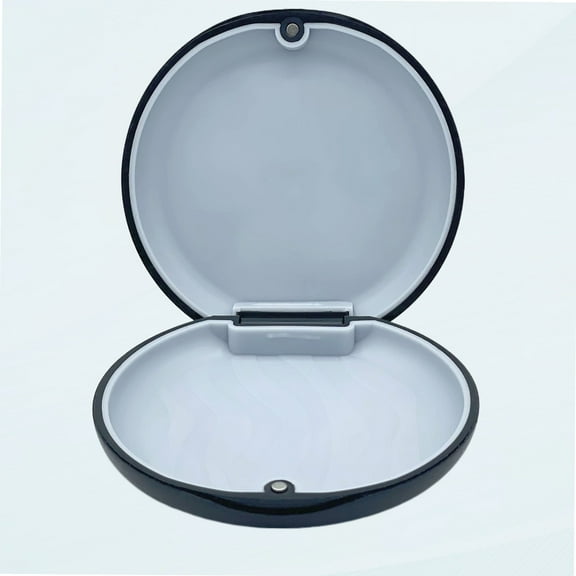 LinkCase Black 2-Pack - Clear Aligner Cases with Removable Inserts (works with Invisalign, SmileDirectClub, ClearCorrect, Candid and all other clear aligners/clear retainers)