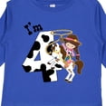 thumbnail image 4 of Inktastic I'm Four-cowgirl Riding Horse Birthday Girls Long Sleeve Toddler T-Shirt, 4 of 5