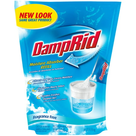 DampRid Moisture Absorber Refill Bag, Fragrance Free, 42